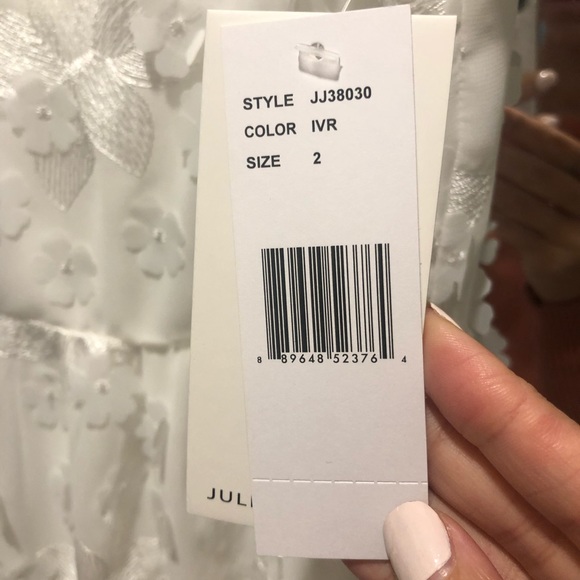 Julia jordan 3D Floral applique Midi NWT - Picture 4 of 6